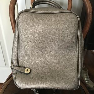 Metallic Gray Satchell